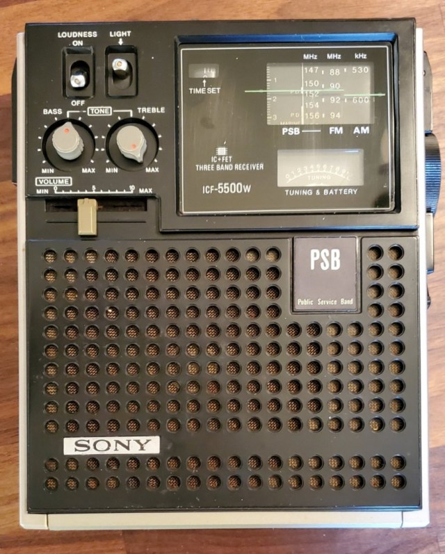 Sony ICF-5500W | radiojayallen